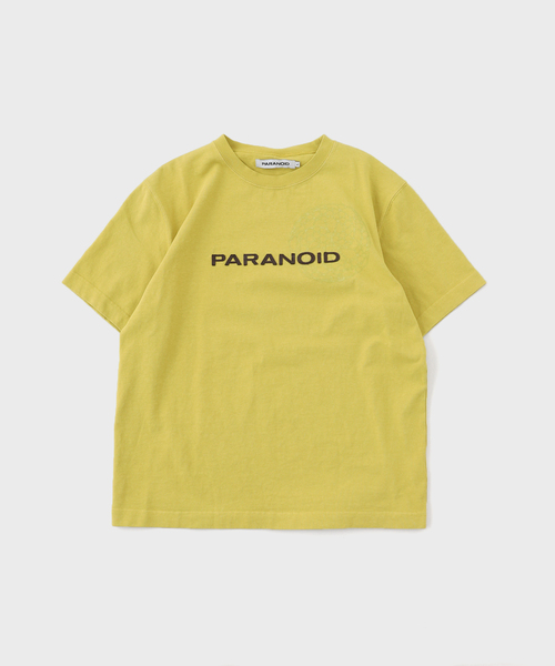 PARANOID(パラノイド)の「【PARANOID / パラノイド】レザー ロゴ パッチ Tシャツ(Tシャツ/カットソー・メンズ・マルーン/ボルドー/ホワイト系その他・LARGE/MEDIUM/SMALL)」の3枚目の写真