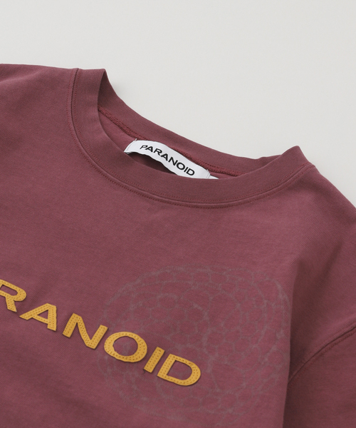PARANOID(パラノイド)の「【PARANOID / パラノイド】レザー ロゴ パッチ Tシャツ(Tシャツ/カットソー・メンズ・マルーン/ボルドー/ホワイト系その他・LARGE/MEDIUM/SMALL)」の13枚目の写真