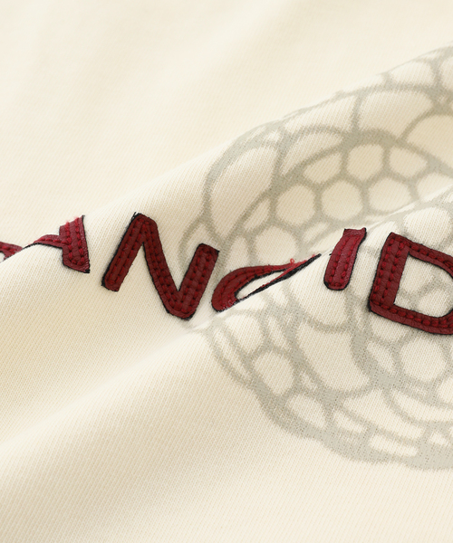 PARANOID(パラノイド)の「【PARANOID / パラノイド】レザー ロゴ パッチ Tシャツ(Tシャツ/カットソー・メンズ・マルーン/ボルドー/ホワイト系その他・LARGE/MEDIUM/SMALL)」の11枚目の写真