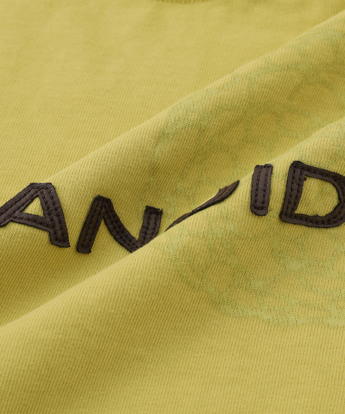PARANOID(パラノイド)の「【PARANOID / パラノイド】レザー ロゴ パッチ Tシャツ(Tシャツ/カットソー・メンズ・マルーン/ボルドー/ホワイト系その他・LARGE/MEDIUM/SMALL)」の9枚目の写真