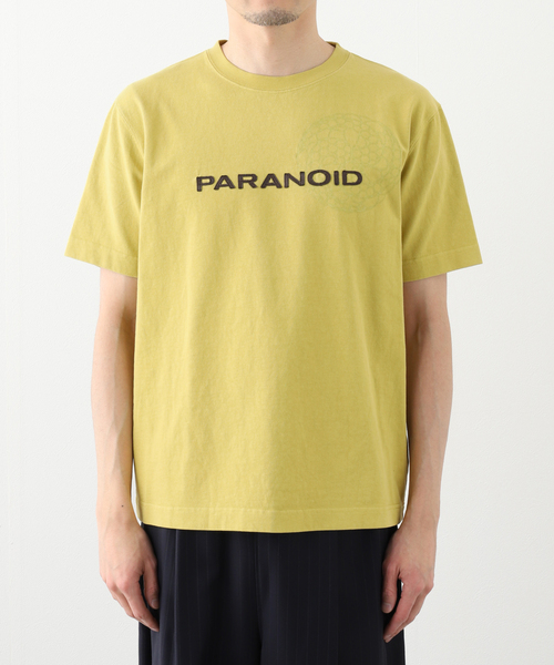 PARANOID(パラノイド)の「【PARANOID / パラノイド】レザー ロゴ パッチ Tシャツ(Tシャツ/カットソー・メンズ・マルーン/ボルドー/ホワイト系その他・LARGE/MEDIUM/SMALL)」の4枚目の写真