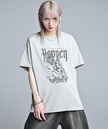 ADRER | heavy weight graphic / line stone T shirt / ヘビーウェイトグラフィック／ラインストーンTシャツ(Tシャツ/カットソー)