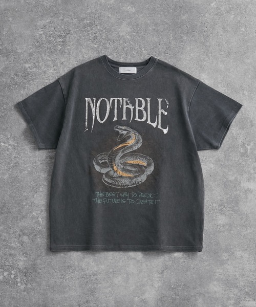 heavy weight graphic / line stone T shirt（Tシャツ