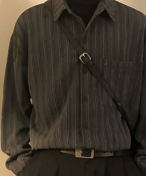 セール】ストライプ柄シャツ（シャツ/ブラウス）｜FreeZone（フリー