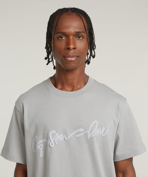 セール】FLOCK G-SCRIPT LOOSE T-SHIRT/フロックプリントロゴ