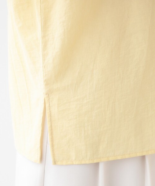 DRESKIP（ドレスキップ）の「【洗える/S-LL】甘すぎない大人のフリルブラウス（シャツ/ブラウス・レディース・イエロー系その他/ライトブルー/オフホワイト・01/02/03/04）」の21枚目の写真