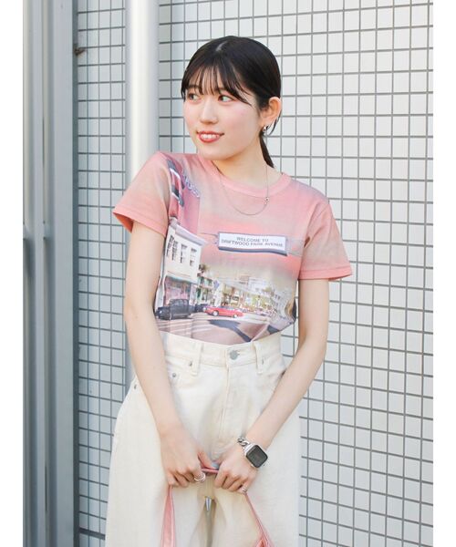 Ungrid（アングリッド）の「総柄フォトプリントTee（Tシャツ/カットソー・レディース・オレンジ/ブルー・FREE）」の21枚目の写真