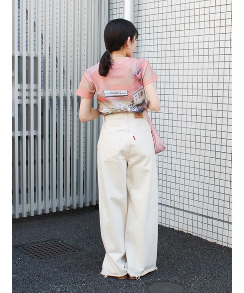 Ungrid（アングリッド）の「総柄フォトプリントTee（Tシャツ/カットソー・レディース・オレンジ/ブルー・FREE）」の12枚目の写真