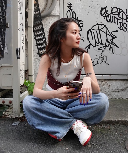 TEEN BOOP(ティーンブープ)の「ジャージビスチェ(ベスト・レディース・ブラック/ボルドー・FREE)」の20枚目の写真