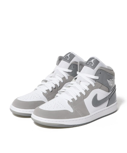 NIKE(ナイキ)の「NIKE / AIR JORDAN 1 MID SE(スニーカー・メンズ・グレー・26/29/28)」の4枚目の写真