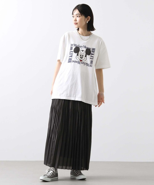 Gready Brilliant（グレディブリリアン）の「シアースラブプリーツスカート（スカート・レディース・アイボリー/チャコールグレー・FREE）」の16枚目の写真