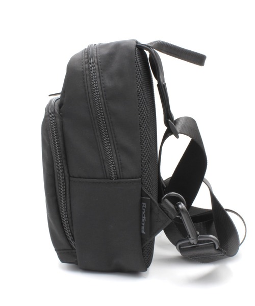 RAW.C（ロークリエイト）の「FUNCTIONAL/ファンクショナル ボディバック MINI ROUND ZIP SLING 撥水 軽量 RCB-095TI（ボディバッグ/ウエストポーチ・メンズ・ブラック・FREE）」の8枚目の写真