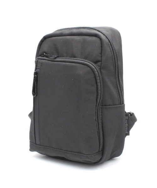 RAW.C（ロークリエイト）の「FUNCTIONAL/ファンクショナル ボディバック MINI ROUND ZIP SLING 撥水 軽量 RCB-095TI（ボディバッグ/ウエストポーチ・メンズ・ブラック・FREE）」の6枚目の写真