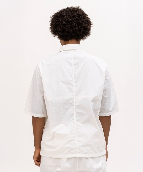 UNFRM OUTDOOR STANDARD(ユニフォームアウトドアスタンダード)の「UNFRM OUTDOOR STANDARD PE TYPEWRITER AFRICAN EMBROIDERY S/S WORK SHIRT(ユニフォームアウトドアスタンダード PE タイプライター アメリカン エンブロイダリー ショートスリーブ ワークシャツ)(シャツ/ブラウス・メンズ・オフホワイト/ネイビー・MEDIUM/SMALL)」の11枚目の写真