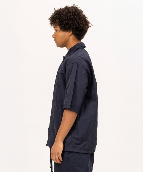 UNFRM OUTDOOR STANDARD(ユニフォームアウトドアスタンダード)の「UNFRM OUTDOOR STANDARD PE TYPEWRITER AFRICAN EMBROIDERY S/S WORK SHIRT(ユニフォームアウトドアスタンダード PE タイプライター アメリカン エンブロイダリー ショートスリーブ ワークシャツ)(シャツ/ブラウス・メンズ・オフホワイト/ネイビー・MEDIUM/SMALL)」の21枚目の写真