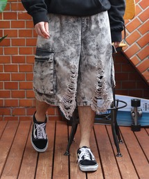 ８(eight) | クラッシュカーゴショーツ(カーゴパンツ)