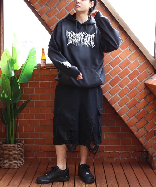 ８(eight)（エイト）の「クラッシュカーゴショーツ（カーゴパンツ・メンズ・グレー/ブラック・MEDIUM/LARGE）」の9枚目の写真