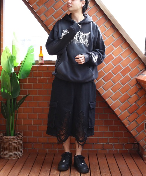 ８(eight)（エイト）の「クラッシュカーゴショーツ（カーゴパンツ・メンズ・グレー/ブラック・MEDIUM/LARGE）」の10枚目の写真