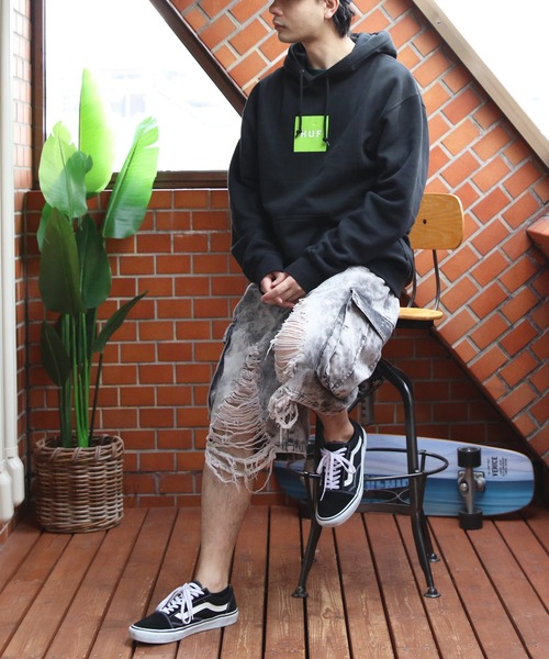 ８(eight)（エイト）の「クラッシュカーゴショーツ（カーゴパンツ・メンズ・グレー/ブラック・MEDIUM/LARGE）」の16枚目の写真