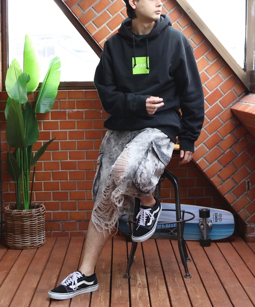 ８(eight)（エイト）の「クラッシュカーゴショーツ（カーゴパンツ・メンズ・グレー/ブラック・MEDIUM/LARGE）」の17枚目の写真