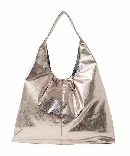 a.v.v（アーヴェヴェ）の「メタリックトート（トートバッグ・レディース・ブラック/ベージュ・38）」の13枚目の写真