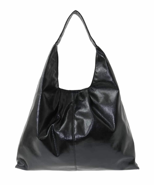 a.v.v（アーヴェヴェ）の「メタリックトート（トートバッグ・レディース・ブラック/ベージュ・38）」の11枚目の写真