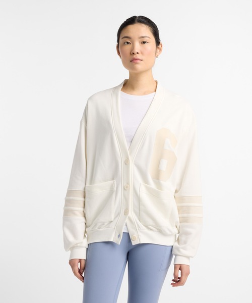 NEW BALANCE(ニューバランス)の「Coastal ライトフレンチテリーカーディガン(カーディガン/ボレロ・レディース・ネイビー/オフホワイト・SMALL/MEDIUM/LARGE)」の2枚目の写真