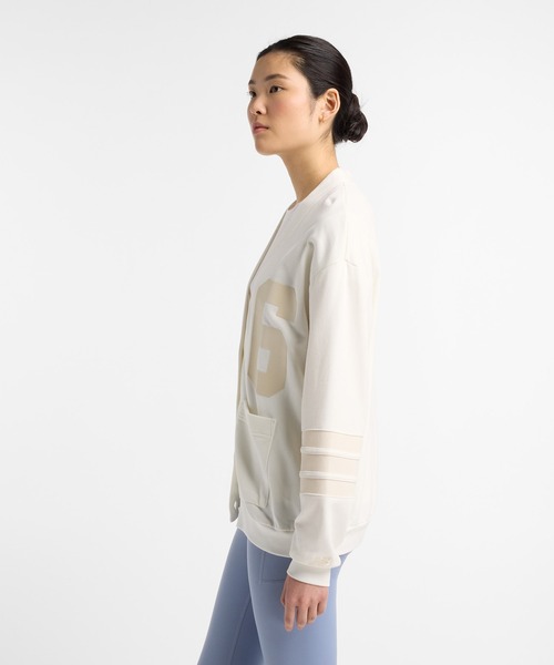 NEW BALANCE(ニューバランス)の「Coastal ライトフレンチテリーカーディガン(カーディガン/ボレロ・レディース・ネイビー/オフホワイト・SMALL/MEDIUM/LARGE)」の3枚目の写真