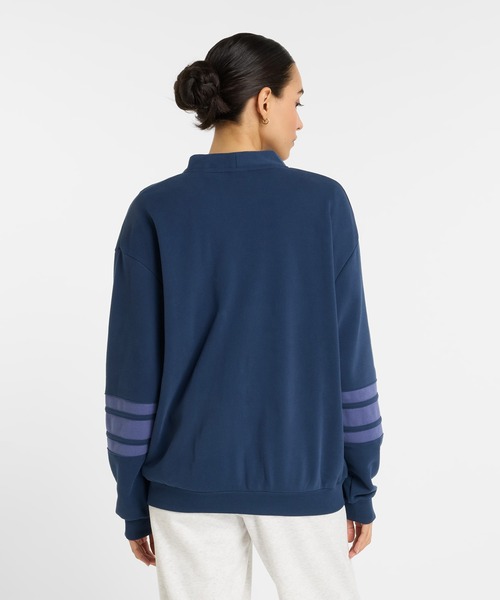 NEW BALANCE(ニューバランス)の「Coastal ライトフレンチテリーカーディガン(カーディガン/ボレロ・レディース・ネイビー/オフホワイト・SMALL/MEDIUM/LARGE)」の12枚目の写真