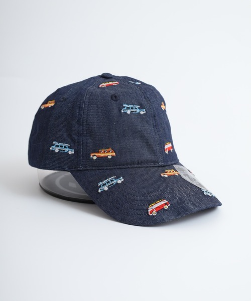 セブンユニオン 7UNION キャップ デニム 7UNION The Surf camp クラシックカー総柄 ツイル デニム 6