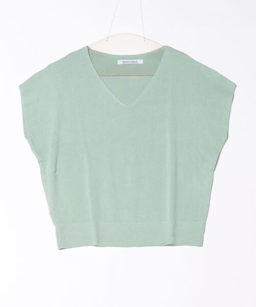 BLANC FICELLE(ブランフィセル)の「【上品カジュアル】ゆるシルエットVネックトップス(Tシャツ/カットソー・レディース・ブラック/ブルーグレー/ブルーグリーン/アイボリー/Off White/サックスブルー/イエロー×グリーン/キャメル/Lilac/ピンク/レッド/グレー/ベージュ/ミント/マスタード/ネイビー/Royal・FREE)」の21枚目の写真