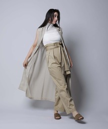 RAW FUDGE（ローファッジ）の「からみ織メッシュロングジレ（その他アウター）」