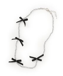 by LOVEiT | パールリボンネックレス(ネックレス)