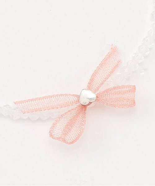 by LOVEiT（バイラビット）の「パールリボンネックレス（ネックレス・キッズ・ブラック/ピンク・F）」の6枚目の写真