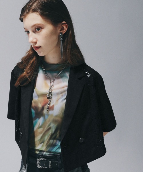 HARE（ハレ）の「レースウェーブキリカエジャケット(HARE)（テーラード