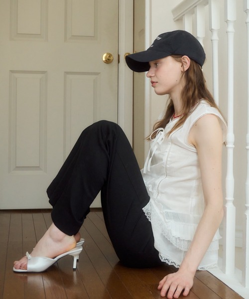 Birthday room（バースデイルーム）の「フレアデニムパンツ/flare denim pants（デニムパンツ・レディース・ブラック/インディゴブルー・FREE）」の8枚目の写真