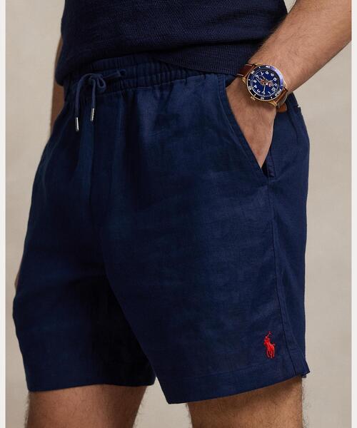 6インチ Polo プレップスター リネン ショートパンツ（その他