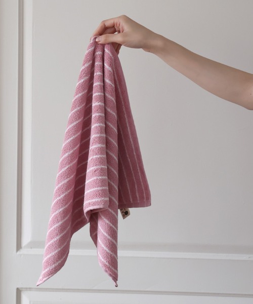 IRADOWL（アイラドール）の「【アイラドール room】カラフルストライプ柄フェイスタオル（タオル・レディース・パープル/ブラウン/ピンク/ホワイト・FREE）」の21枚目の写真