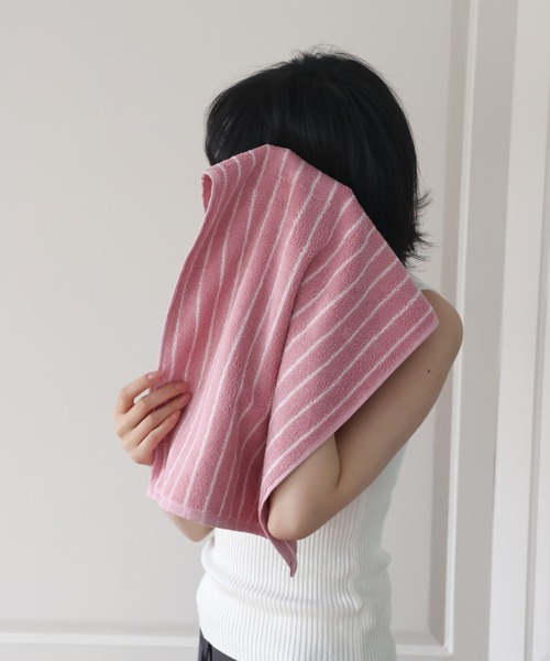 BABY DOLL ストライプタオル M確認用オマケ セール】カラフルストライプ柄フェイスタオル（タオル）｜IRADOWL