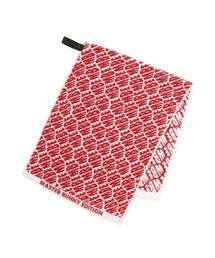 マスターバニーエディション　刺繍　3D 文字 ニット　レッド　サイズ4　MBE マスターバニーエディション メンズ 3D 文字 ニット レッド