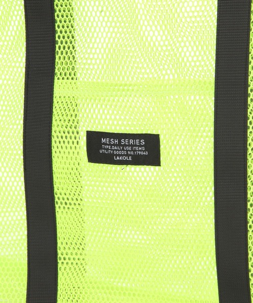 LAKOLE(ラコレ)の「メッシュBIGトートバッグ / 284113(トートバッグ・レディース・イエロー/ブラック/グレー/ホワイト・FREE)」の10枚目の写真