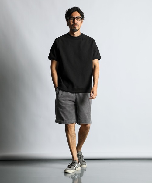 セール】「AIR FLEX」SETUP WAFFLE TEE：高収縮機能素材「エア