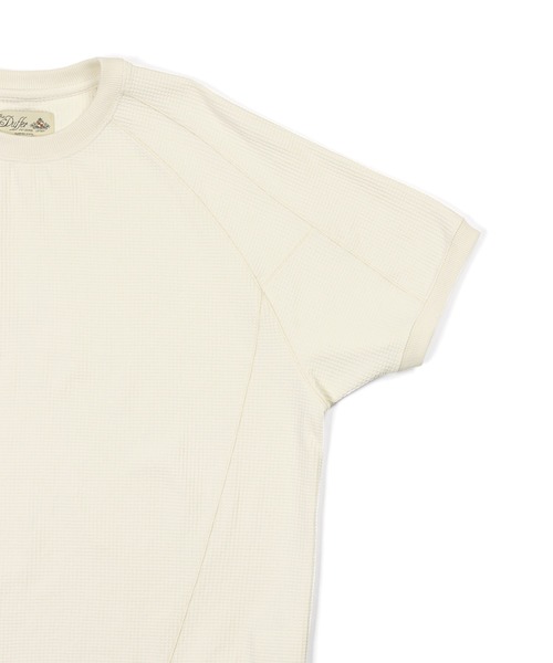 セール】「AIR FLEX」SETUP WAFFLE TEE：高収縮機能素材「エア