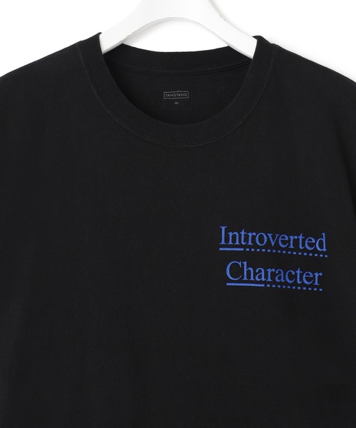 TANGTANG（タンタン）の「【TANGTANG（タンタン）】IN-CHA BLUE（Tシャツ/カットソー・レディース・ホワイト/ブラック・M）」の4枚目の写真