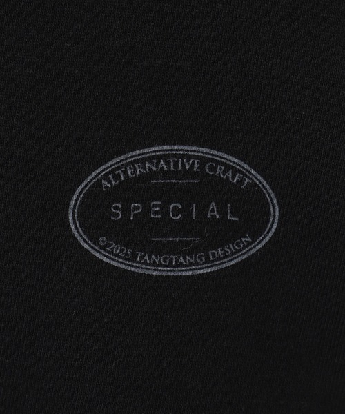 TANGTANG（タンタン）の「【TANGTANG（タンタン）】IN-CHA BLUE（Tシャツ/カットソー・レディース・ホワイト/ブラック・M）」の7枚目の写真