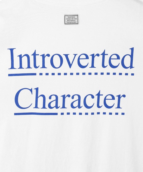 TANGTANG（タンタン）の「【TANGTANG（タンタン）】IN-CHA BLUE（Tシャツ/カットソー・レディース・ホワイト/ブラック・M）」の15枚目の写真