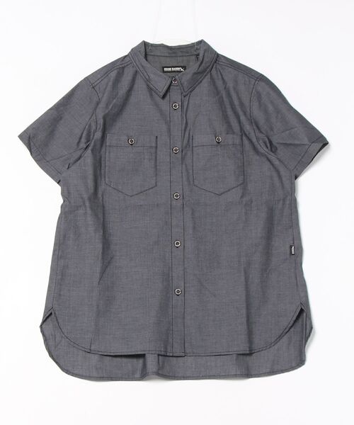 Eddie Bauer(エディーバウアー)の「ボイジャー 半袖 ワークシャツ(シャツ/ブラウス・レディース・ライトブルー/ブラック/インディゴブルー・XL/L/M/S)」の12枚目の写真
