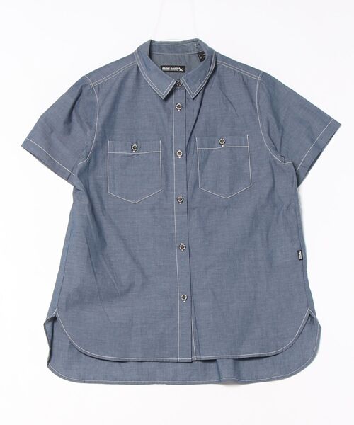 Eddie Bauer(エディーバウアー)の「ボイジャー 半袖 ワークシャツ(シャツ/ブラウス・レディース・ライトブルー/ブラック/インディゴブルー・XL/L/M/S)」の14枚目の写真