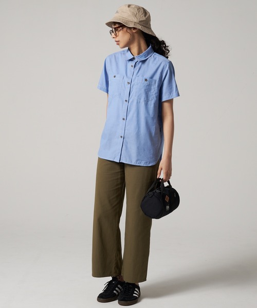 Eddie Bauer(エディーバウアー)の「ボイジャー 半袖 ワークシャツ(シャツ/ブラウス・レディース・ライトブルー/ブラック/インディゴブルー・XL/L/M/S)」の18枚目の写真