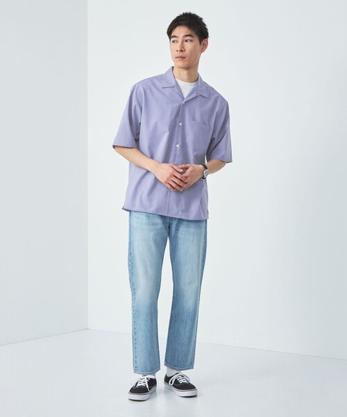 エトロ★美品★レギュラーカラーシャツ★ペイズリー★ストレッチ★ボルドー×グリーン ウォッシャブルトロ ジャストルーズ オープンカラー シャツ